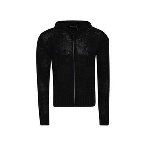 Misbhv Acid Washed Knitted Hoodie Black - NWT